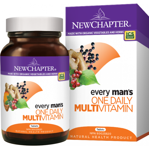 New Chapter Every Man's One daily Multivitamin 48 Tablets