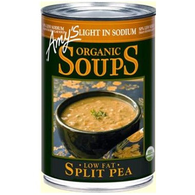 Amy's Organic Soups - 50% Less Sodium Split Pea 398ml