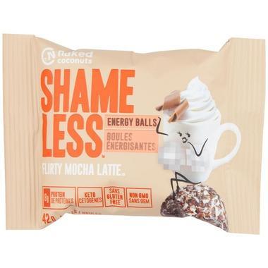 Naked Coconuts Shame Less Energy Balls - Mocha Latte 42g