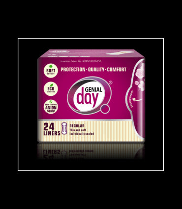 Genial Day Women's Pads/Liners 24 liners
