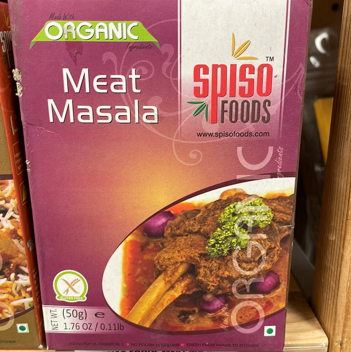 Spioso Foods Meat Masala Organic - Spice Blend 50g