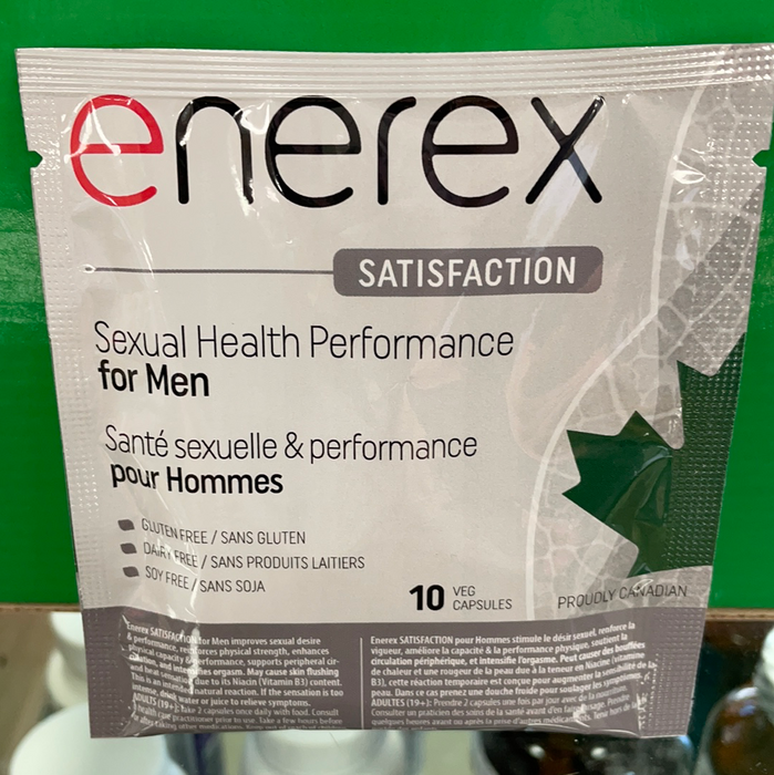 Enerex Satisfaction Sexual Health Performance For Men  10vegicaps