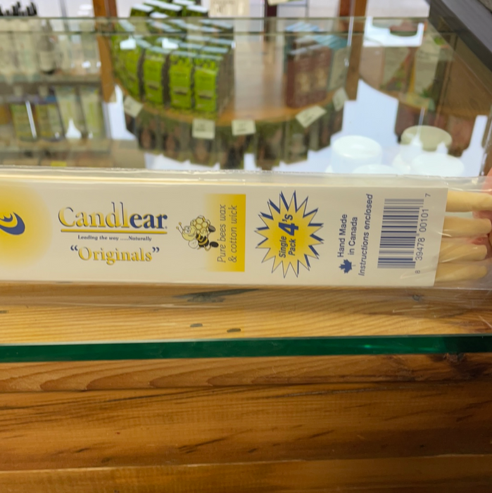 Candlear Ear Candles - Pure Bees Wax 4 Pack