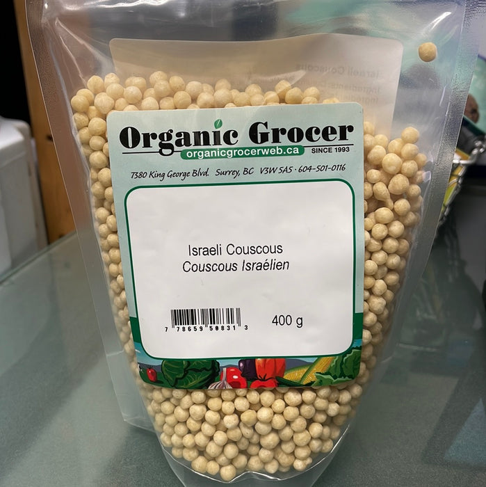 Organic Grocer Large Pearl Israeli CousCous 400g