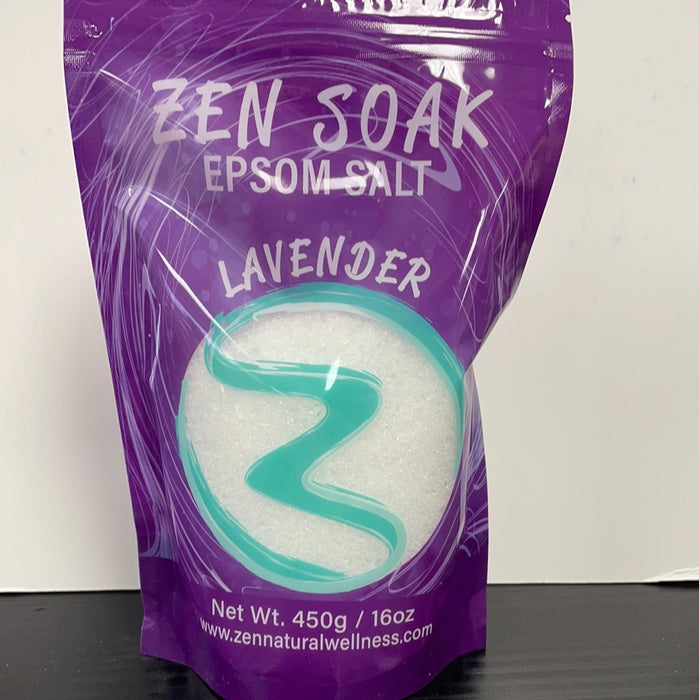 Zen Soak Epsom Salt Lavender 450g