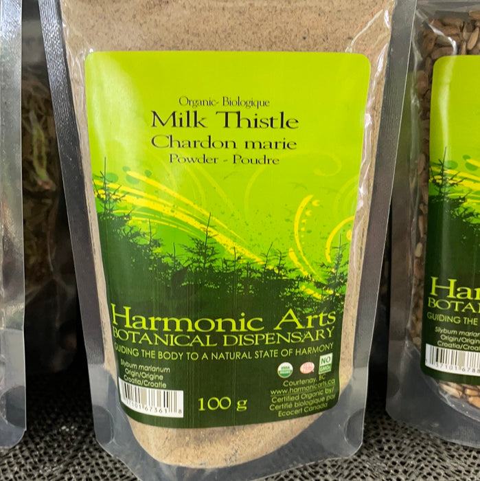 Harmonic Arts Milk Thistle Seed Powder Organic Loose 100g