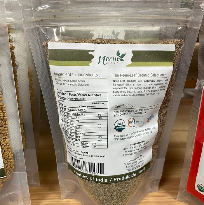 Neem Leaf Ajwain Carom Seed Organic 200g