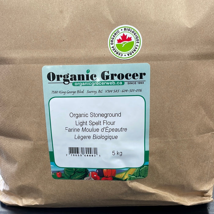 Organic Grocer Organic Stoneground Light Spelt Flour 5kg