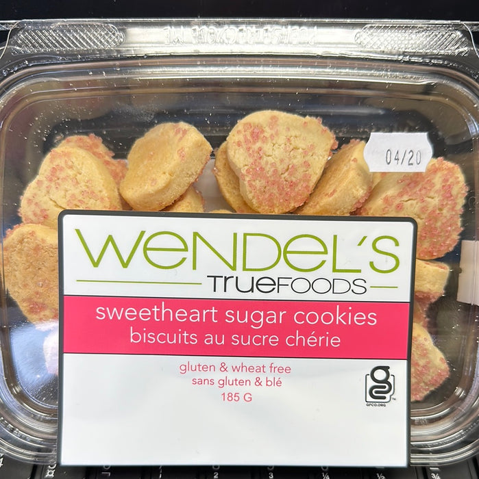 Wendel's Sweetheart Sugar Cookies, Gluten & Wheat Free 185g