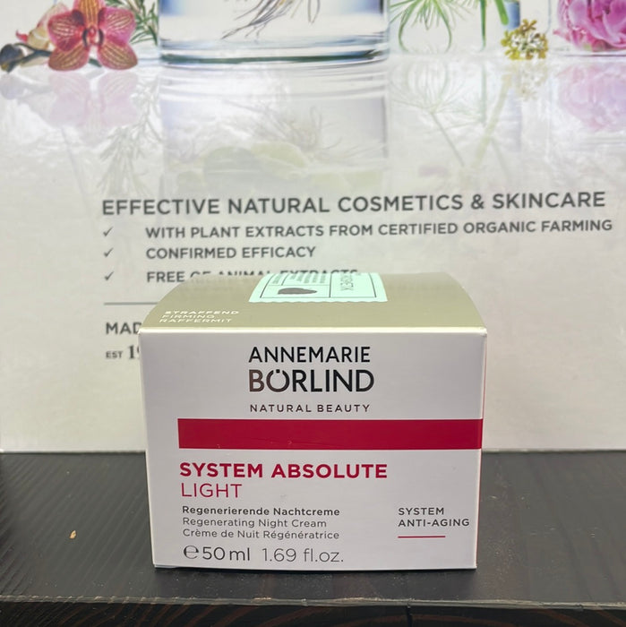 Annemarie Borlind System Absolute Light Regenerating Night Cream 50ml