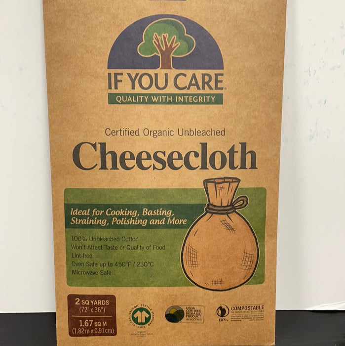 If You Care Certied Organic Unbleched Cheescloth 1 EA