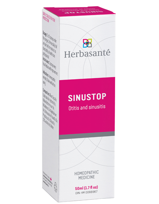 Herbasante Sinustop Otitus and Sinusitis Homeopathic Medicine 50ml