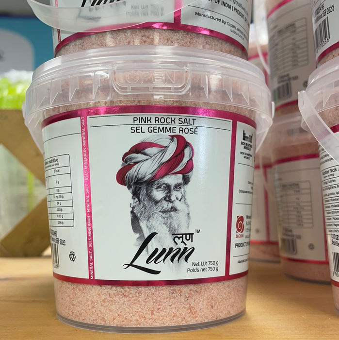 Lunn Pink Rock Salt 750G