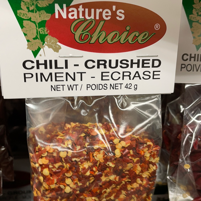 Nature's Choice Spices & Seasonings - Chili - Crushed 42g