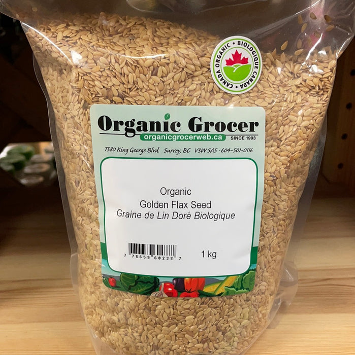 Organic Golden Flax Seed 1kg