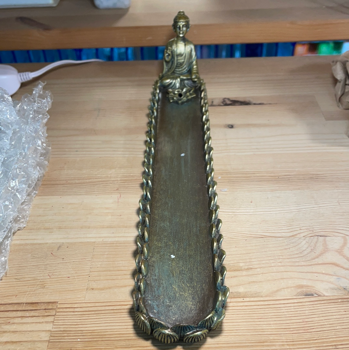 Buddha with Lotus Incense Stick Holder