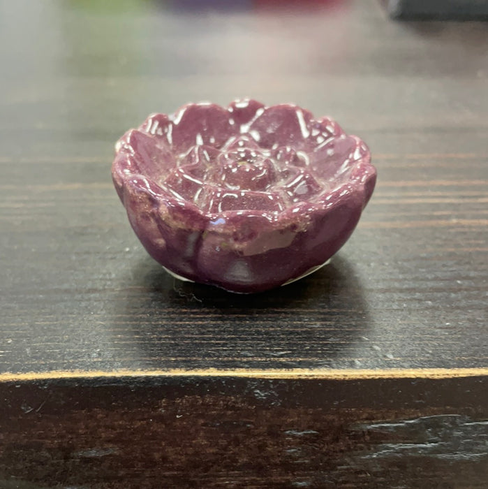 Maroma Ceramic Lotus Blossom Incense Holder 1 Each