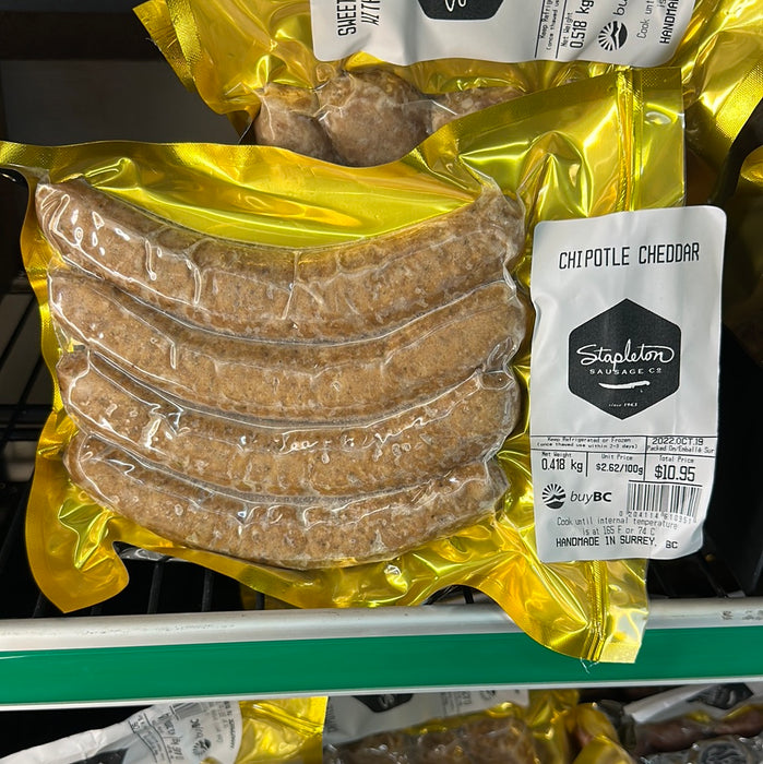 Stapleton Sausage Chipotle Cheddar 400g