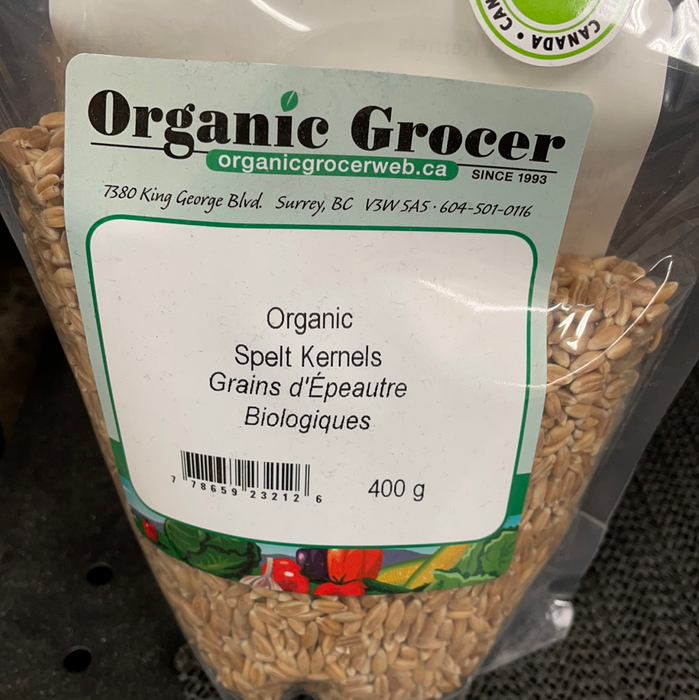 Organic Grocer Organic Spelt Kernels 400g