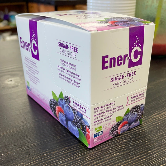 Ener-C Sugar Free Mixed Berry Daily Energy + Immunity 30X5.46g
