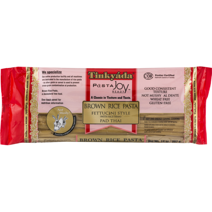 Tinkyada Pasta Joy Gluten-Free Noodles - Brown Rice Fettucine 397g