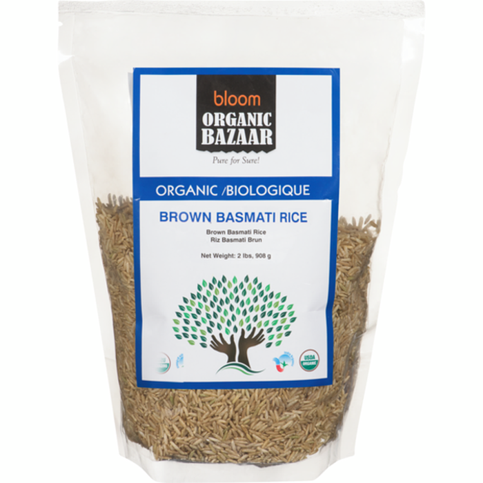 Bloom Organic Bazaar Brown Basmati Rice 2lbs