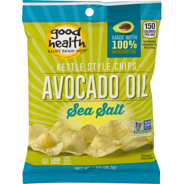 Good Health Kettle Style Avocado Oil Sea Salt Chips 142g