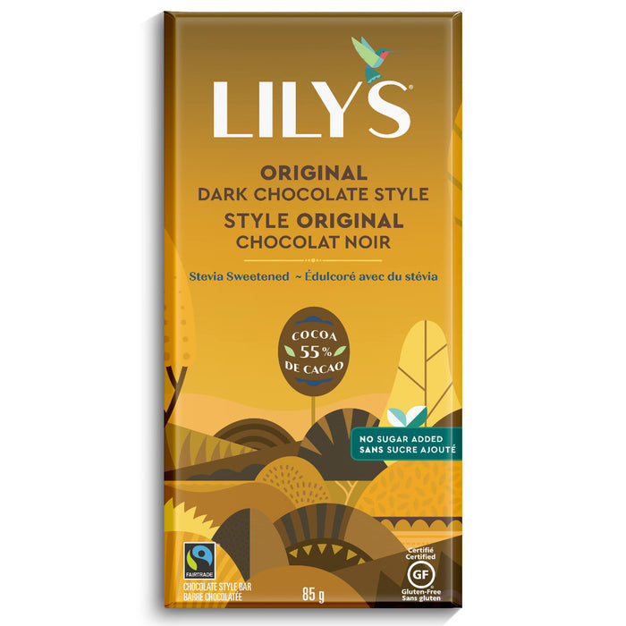 Lily's Fair Trade Chocolate Bars - Original Dark 85g