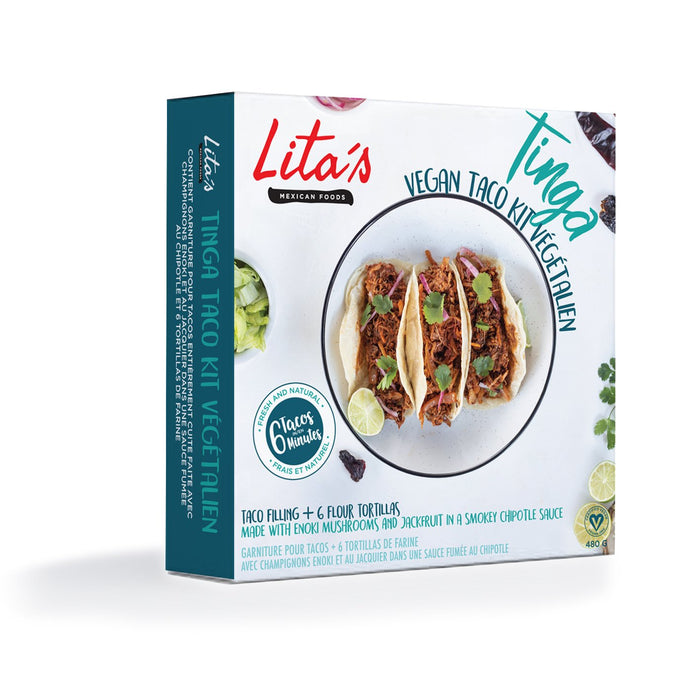 Lita's Vegan Taco Kit, Tinga 480g