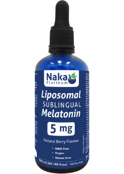 Naka Lipsomal Sublingual Melatonin 5mg Liquid Berry Flavour 100ml