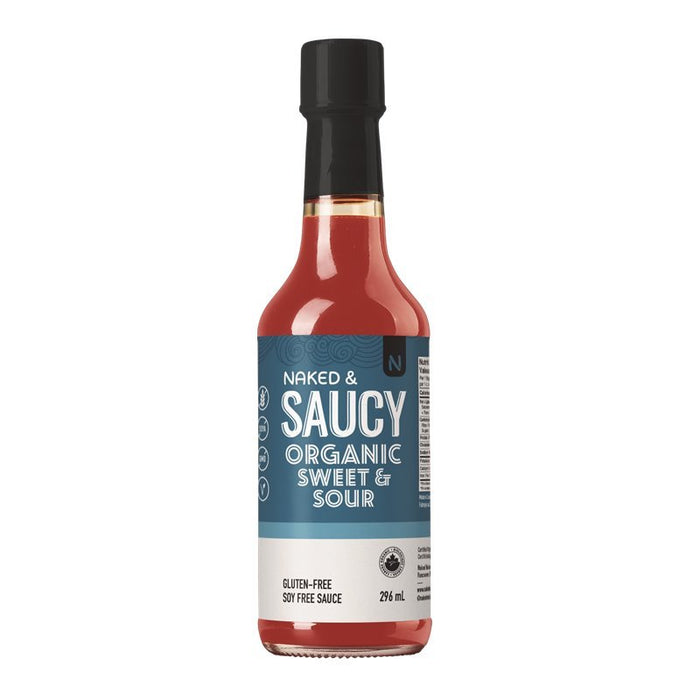 Naked & Saucy Sweet & Sour Sauce Organic - Gluten Free, Soy Free 296ml