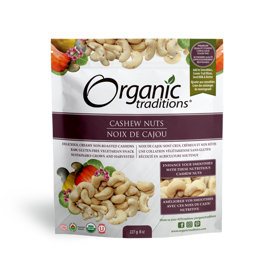 Organic Traditions Cashew Nuts  227g