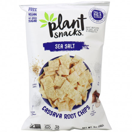 Plant Snacks Cassava Root Chips - Sea Salt 142g