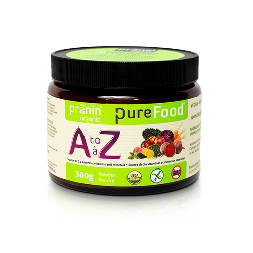 Pranin Organic - Pure Food A-Z ( 25 essential nutients) 300g