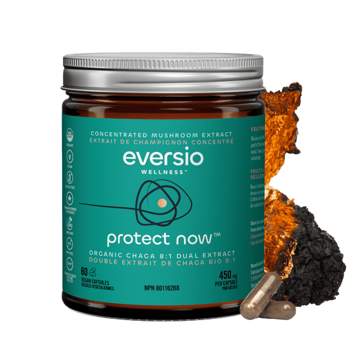Eversio Protect Now Chaga Organic - Is a Source of Fungal Polysacharides with Immunomodulating Properties. 60vegancaps