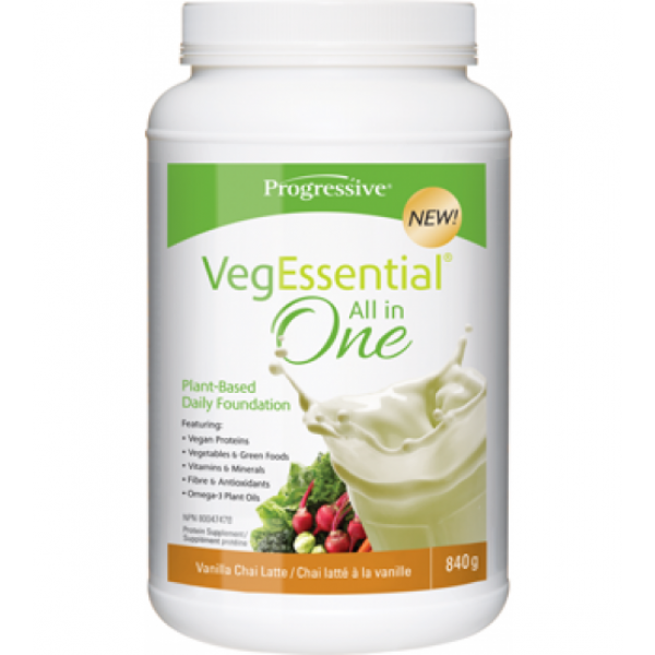Progressive VegEssential All-in-One (Vanilla Chai Latte) 840g
