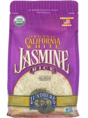 Lundberg Rice White Jasmine Organic 907G