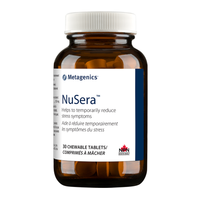 Metagenics NuSera Stress Formula - Helps to Temporarily Reduce Stress Symptoms 30chewables