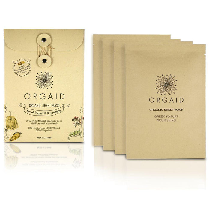 Orgaid Organic Sheet Mask Greek Yogurt 24ml