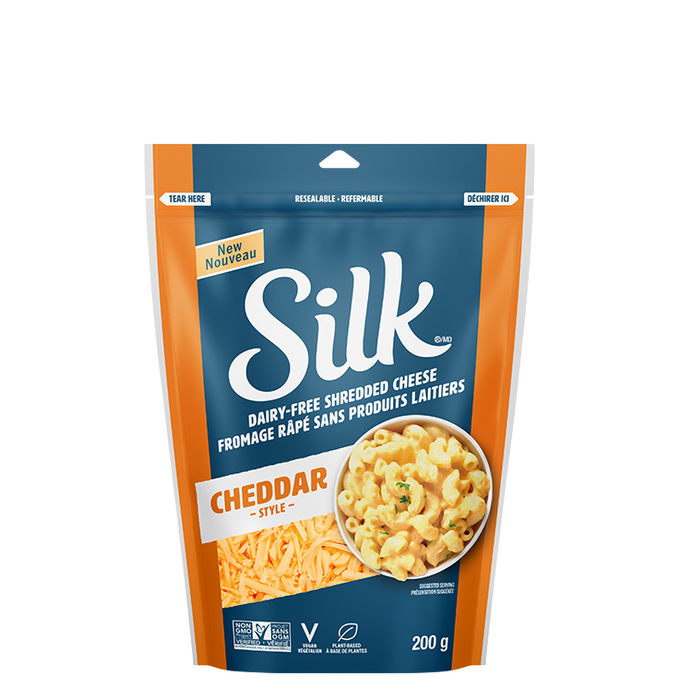 Silk Dairy-Free Shredded Cheddar Style Cheese 200g