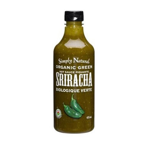Simple Natural Organic Sriracha Hot Sauce - Green 473ml