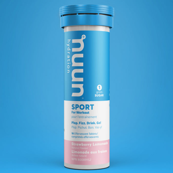 Nuun Sport Hydration Tablets Strawberry Lemonade Flavour 10tablets