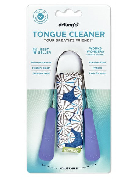Dr. Tungs Tongue Cleaner + Travel Pouch 1 Each