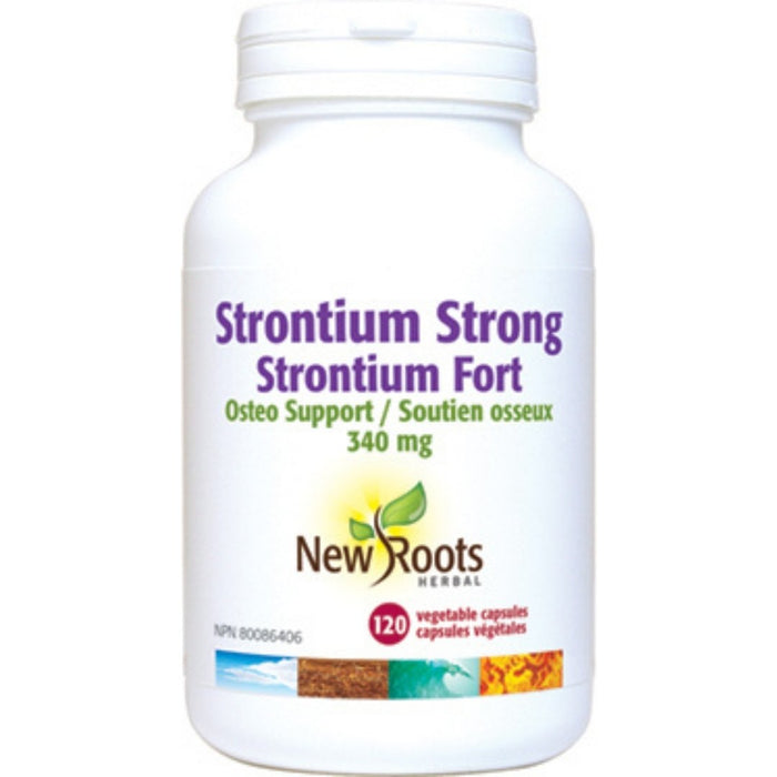 New Roots Strontium Strong Osteo Support 340 mg 120 Vegecaps