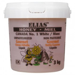 Elias Honey Liquid Gourmet Alfalfa Clover - Canada No.1 White 3kg