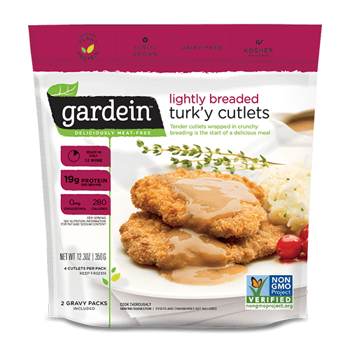 Gardein Meat-Free Breaded Turkey Cutlet 300g