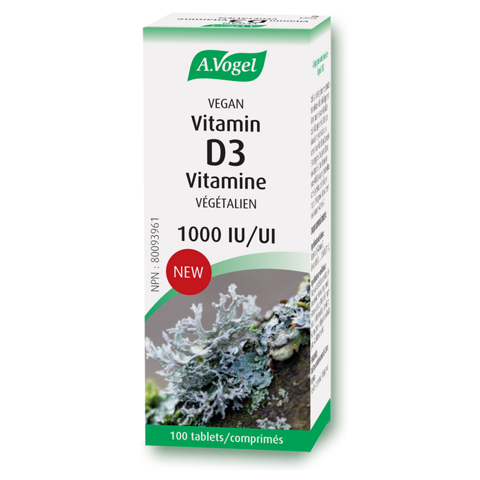 A. Vogel Vegan Vitamin D 1000IU 100TABS