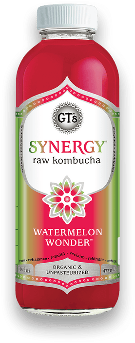 GT's Synergy Organic Kambucha (Watermelon Wonder) - 480ml