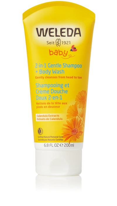 Weleda Baby 2 in 1 Gentle Shampoo + Body Wash 200ml