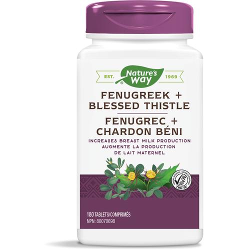 Nature's Way Fenugreek + Blessed Thistle 180 tabs